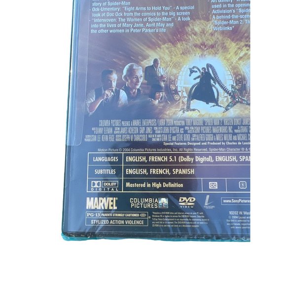 New Spiderman 2  Movie Widescreen Special Edition DVD Marvel Super Hero Gift - Picture 9 of 13